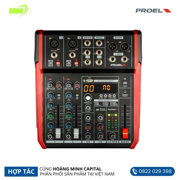 Mixer Analog PROEL PLAYMIX6