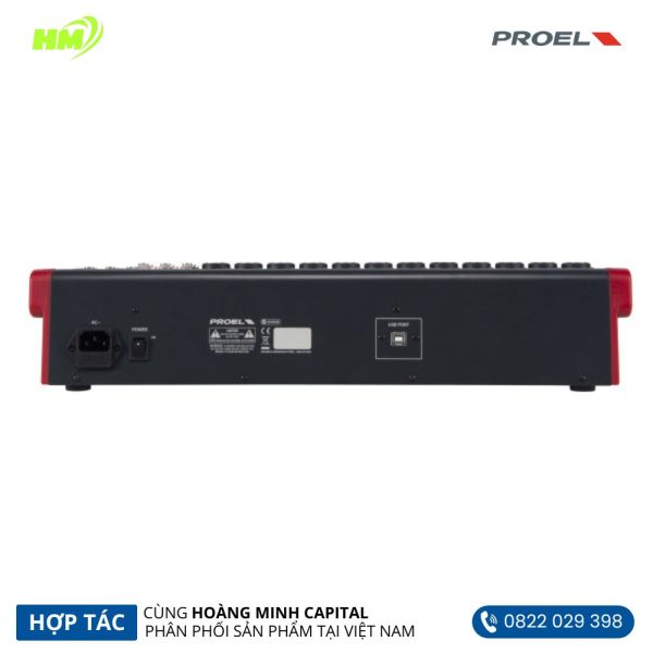 Mixer Analog PROEL MQ16USB - Hình ảnh 3