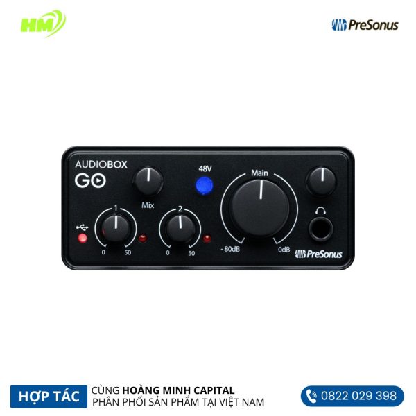 PreSonus AudioBox Go 2x2 USB-C Audio Interface