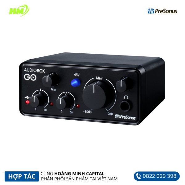 PreSonus AudioBox Go 2x2 USB-C Audio Interface - Hình ảnh 2
