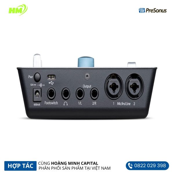 PreSonus ioSTATION 24c 2x2 USB-C Audio Interface and Production Controller - Hình ảnh 3