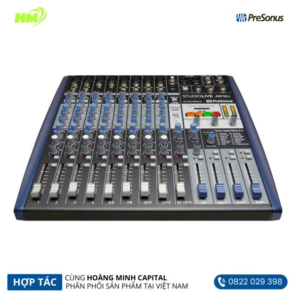 PreSonus StudioLive AR12c 12-Channel Analog Mixer - Hình ảnh 3