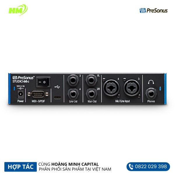 PreSonus Studio 68C USB-C Audio Interface - Hình ảnh 2