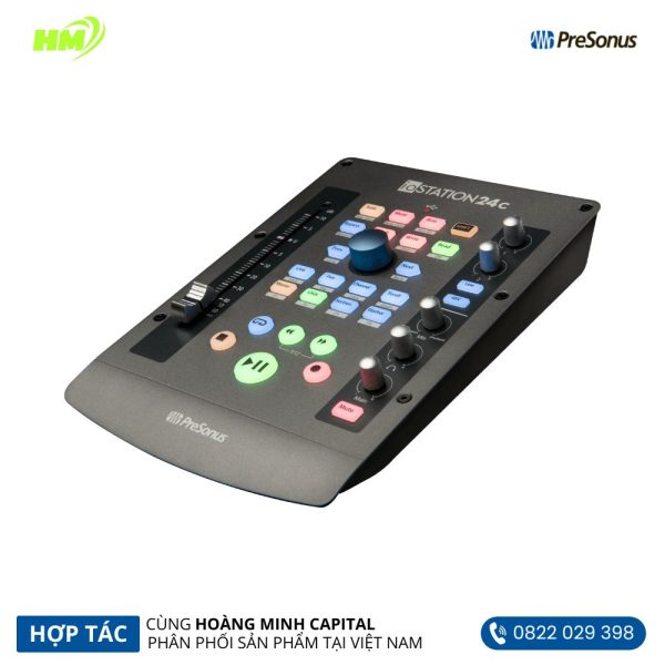 PreSonus ioSTATION 24c 2x2 USB-C Audio Interface and Production Controller - Hình ảnh 2