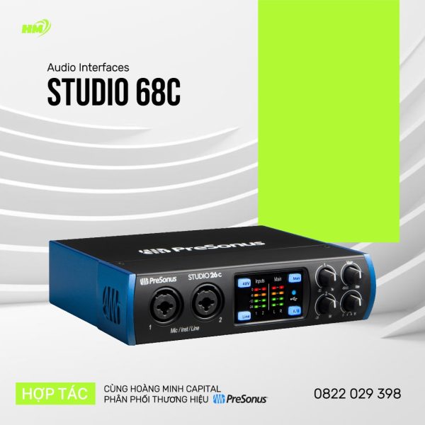 PreSonus Studio 68C USB-C Audio Interface