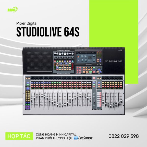 PreSonus StudioLive 64S Digital Console Mixer