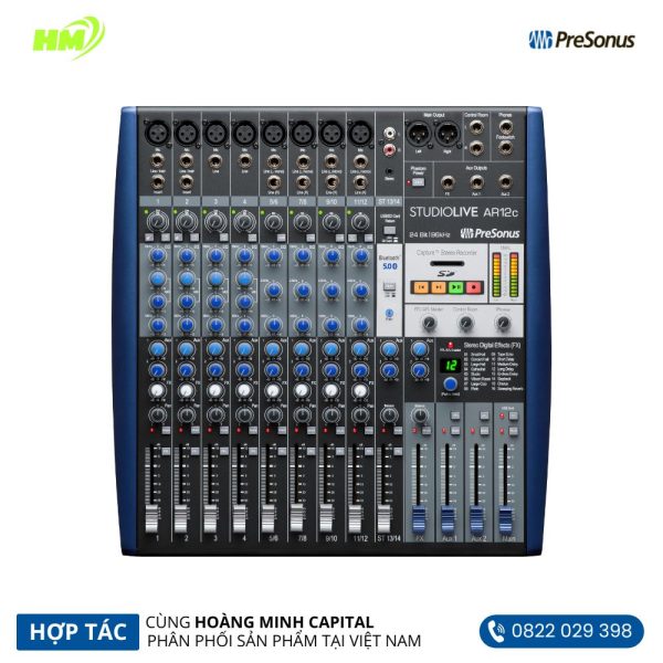 PreSonus StudioLive AR12c 12-Channel Analog Mixer