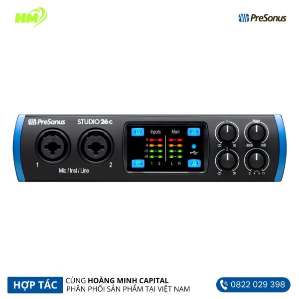 Audio Interfaces PreSonus Studio 26C