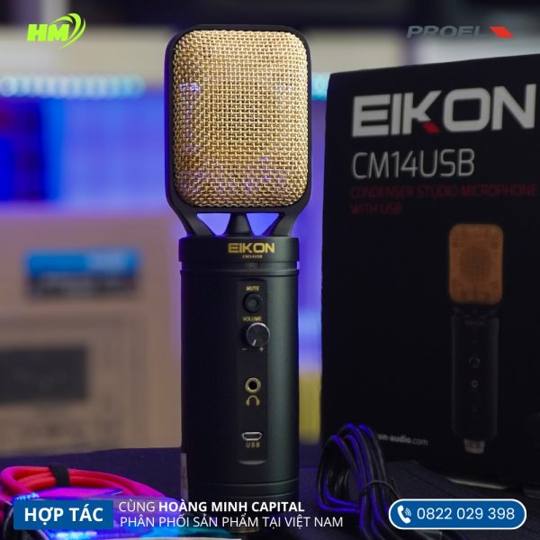 Micro Thu Âm PROEL EIKON CM14USB