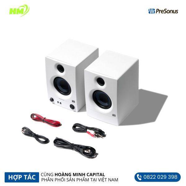 PreSonus Eris 3.5 2nd Gen (Pair) White Studio Monitor - Hình ảnh 5