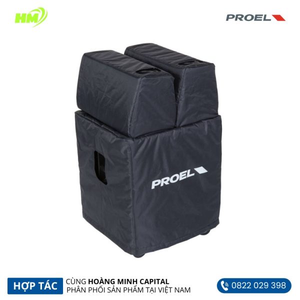 Proel LT812A LITE Series Active 3-Way SAT (8" x 2) + SUB (12" x 1) Loudspeaker System - Hình ảnh 3