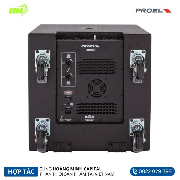 Proel LT812A LITE Series Active 3-Way SAT (8" x 2) + SUB (12" x 1) Loudspeaker System - Hình ảnh 6