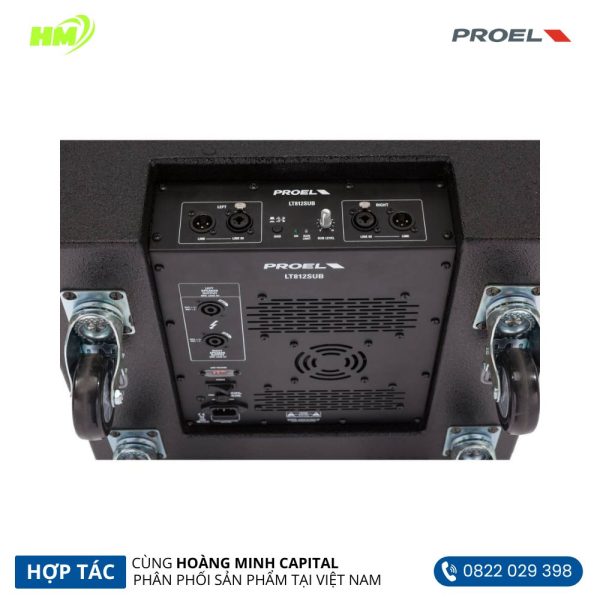 Proel LT812A LITE Series Active 3-Way SAT (8" x 2) + SUB (12" x 1) Loudspeaker System - Hình ảnh 7