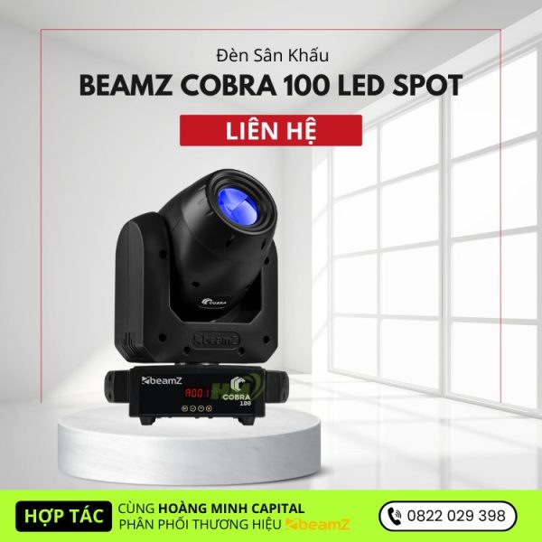 Đèn Sân Khấu BeamZ Cobra 100 LED Spot Moving Head with Prism