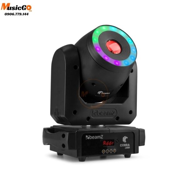 Đèn Sân Khấu beamZ Cobra 100R LED Spot Moving Head with Ring