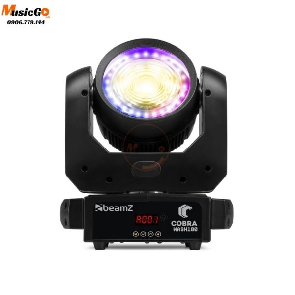 Đèn Sân Khấu beamZ Cobra Wash100 LED Moving Head CW/WW with LED Ring