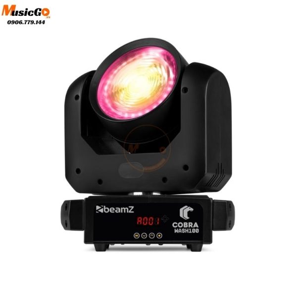 Đèn Sân Khấu beamZ Cobra Wash100 LED Moving Head CW/WW with LED Ring