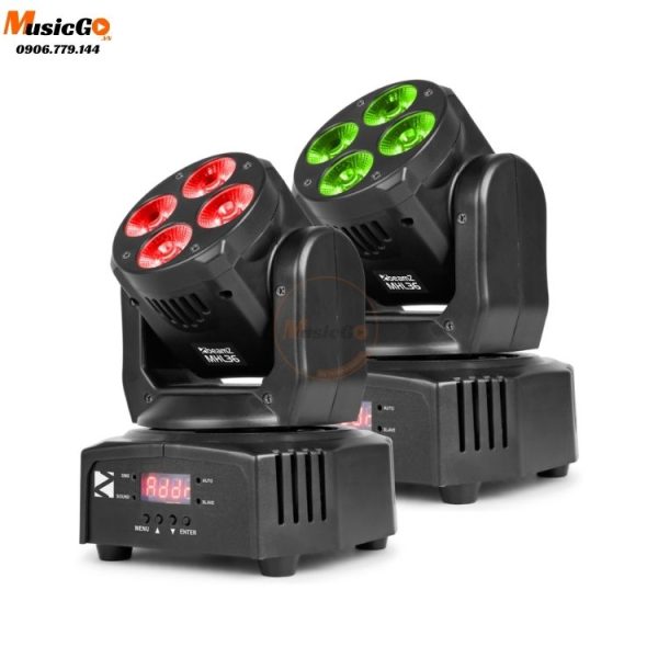 Đèn sân khấu beamZ MHL36 LED Wash Moving Head 4x 9W 2pcs in bag