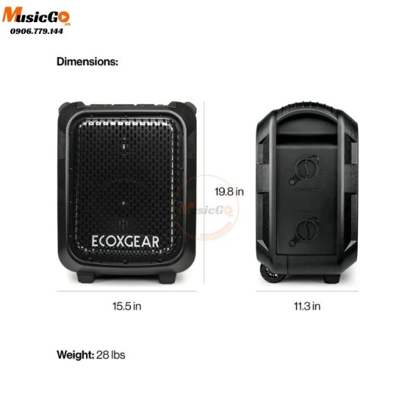 Loa Bluetooth chống nước ECOXGEAR EcoBoulder Max Pro