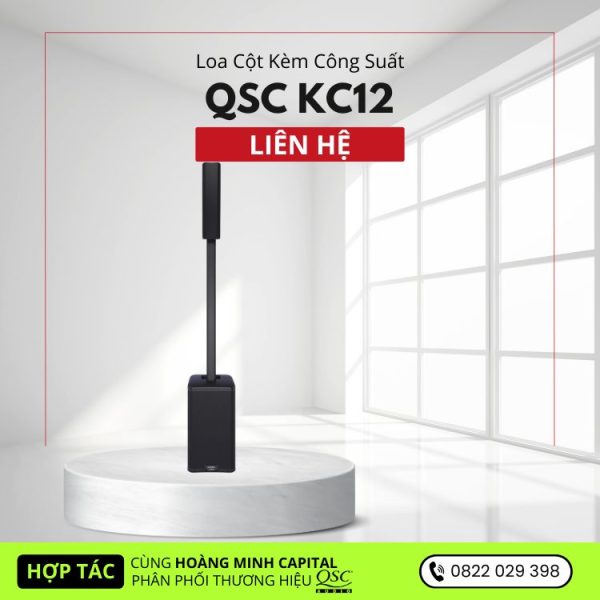 Loa Cột QSC KC12 Powered 3-Way Column loudspeaker System