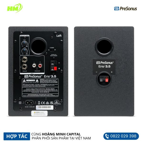 Loa Kiểm Âm PreSonus ERIS 3.5 - Hình ảnh 5