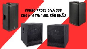 Combo Proel Diva Sub cho phòng hội nghị sân khấu