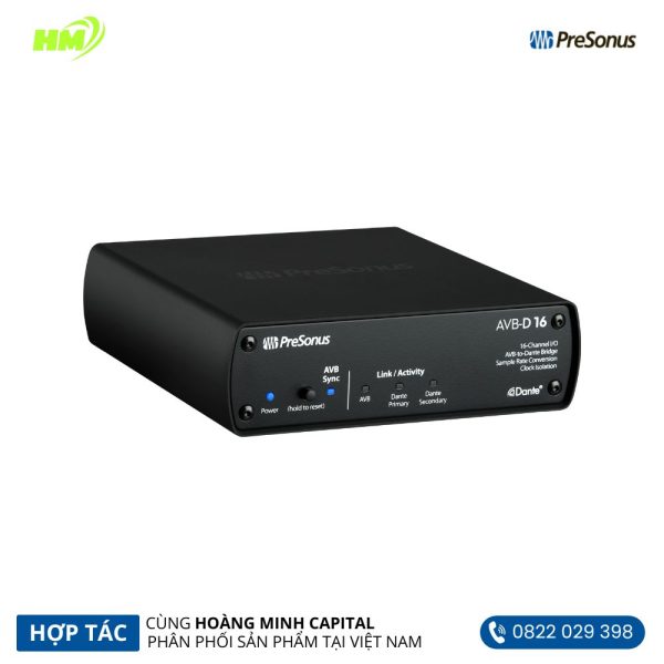 AVB-to-Dante Bridge PreSonus AVB-D16 16x16 - Hình ảnh 2