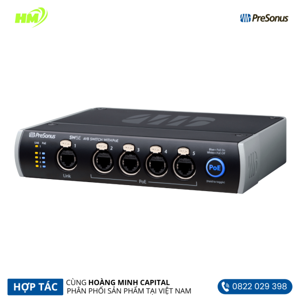 Network Switch and Bridge PreSonus SW5E - Hình ảnh 2