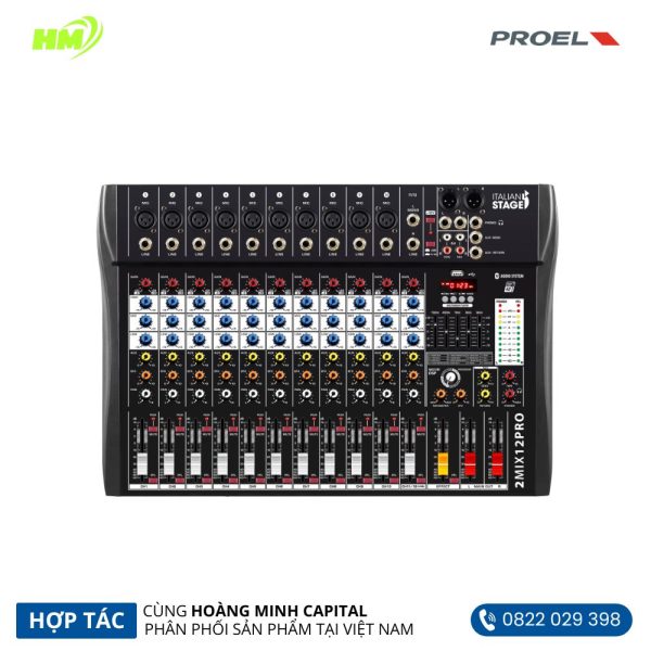 Audio Mixer Italian Stage 2MIX12 PRO