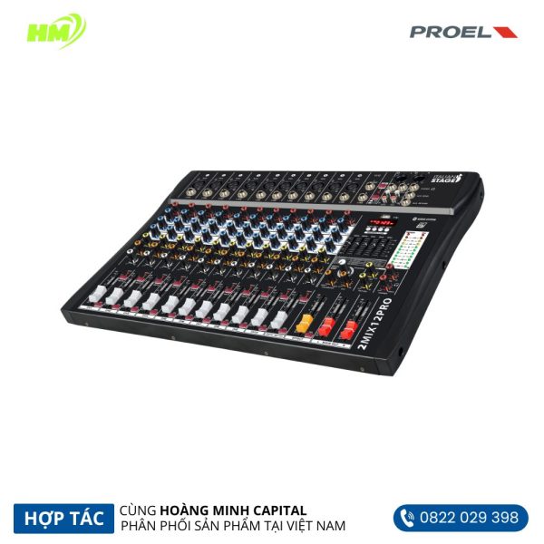 Audio Mixer Italian Stage 2MIX12 PRO - Hình ảnh 2