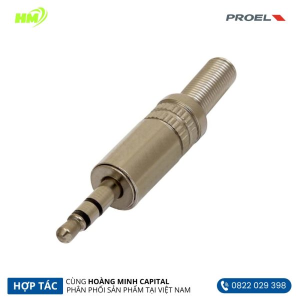 Đầu jack 3.5mm stereo Proel S130