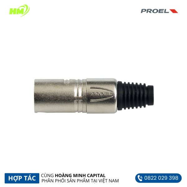 Đầu Jack Canon đực Proel XLR3MVPRO