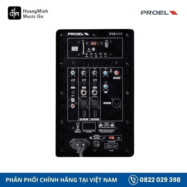 Portable Combo Speaker Proel V12 WAVE - Hình ảnh 3
